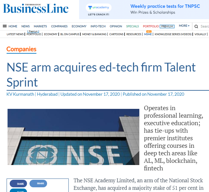NSE Academy News